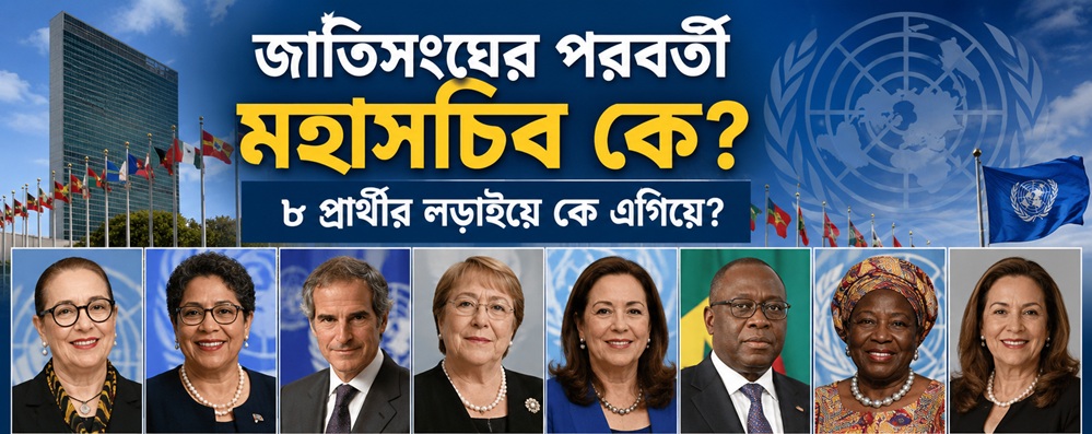 জাতিসংঘের পরবর্তী মহাসচিব কে? আট প্রার্থীর লড়াইয়ে এগিয়ে রেবেকা গ্রিনস্প্যান, ইতিহাসের প্রথম নারী মহাসচিব হওয়ার সম্ভাবনা