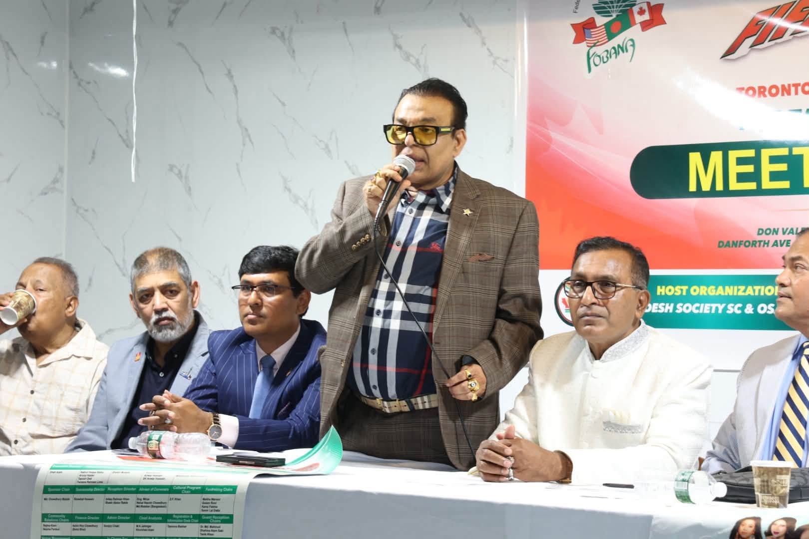মিট দ্যা প্রেসে টরন্টো সম্মেলনের নেতৃবৃন্দ মহান মুক্তিযুদ্ধ ও ২৪’র আন্দোলনের চেতনায় অনুষ্ঠিত হবে এবারের ফোবানা সম্মেলন