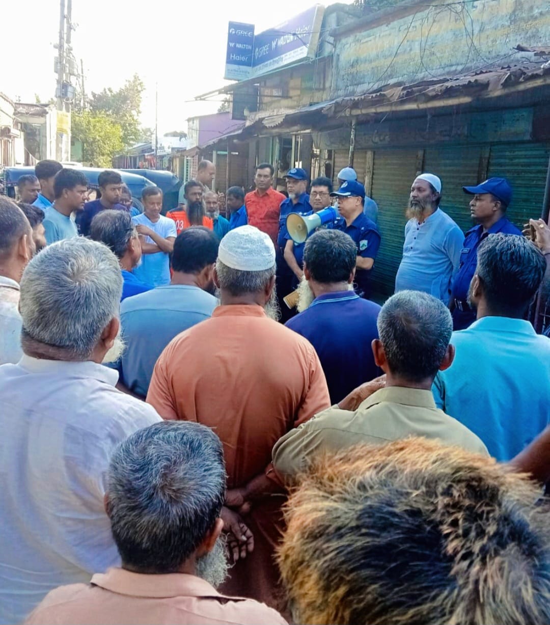 চুরি, ডাকাতি,ছিনতাই,জুয়া এবং মাদক মুক্ত সমাজ গড়ার আহ্বান : ওসি মো.কামরুজ্জামান মিয়া