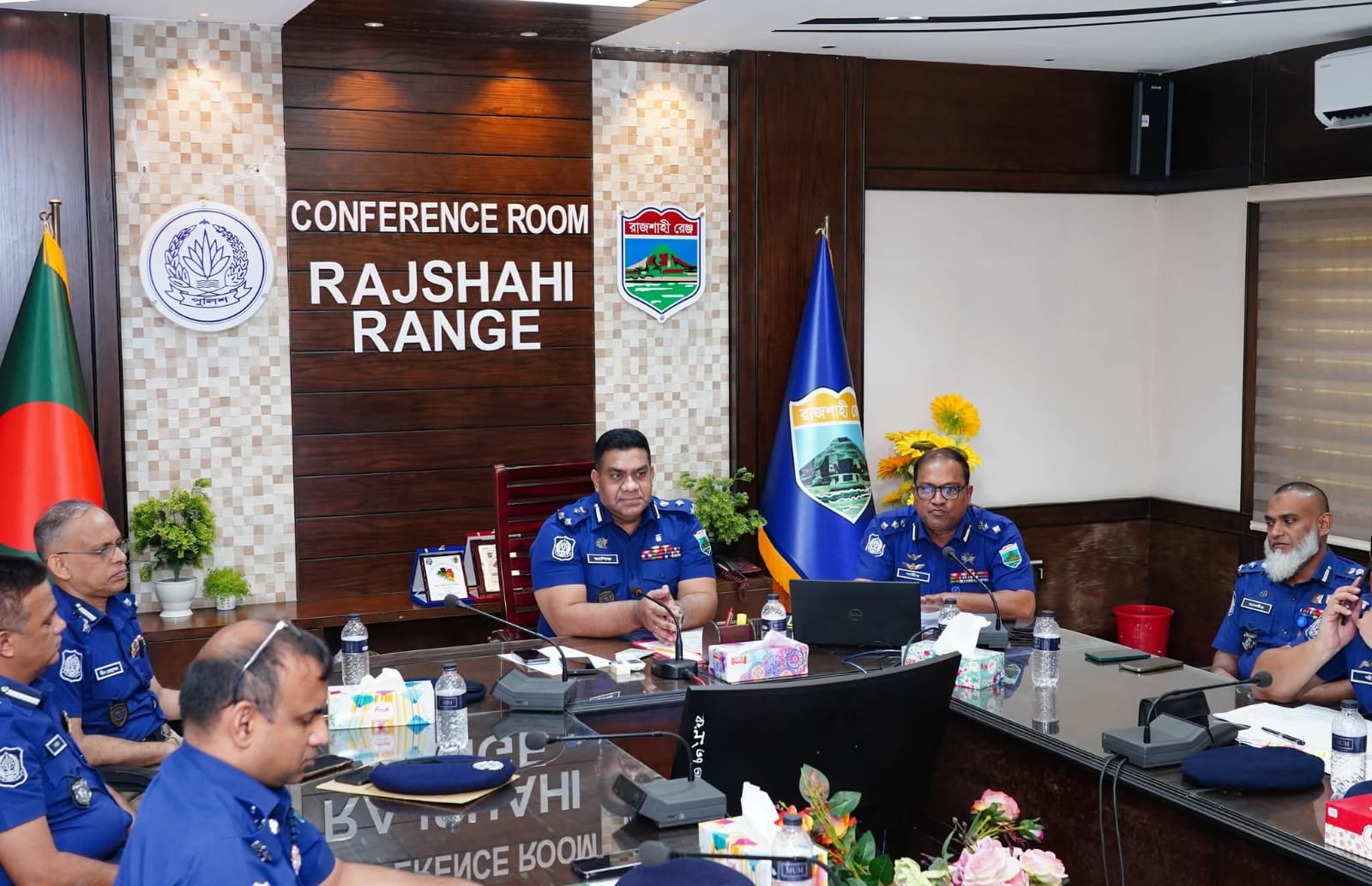 রাজশাহী রেঞ্জের আগস্ট-২০২৬ মাসের মাসিক অপরাধ পর্যালোচনা সভা অনুষ্ঠিত