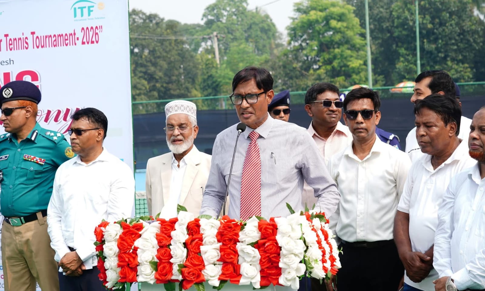 বর্ণাঢ্য আয়োজনে রাজশাহীতে শুরু হয়েছে ৩১তম রাজশাহী ইন্টারন্যাশনাল (অনূর্ধ্ব-১৮) জুনিয়র টেনিস চ্যাম্পিয়নশিপ উদ্বোধন
