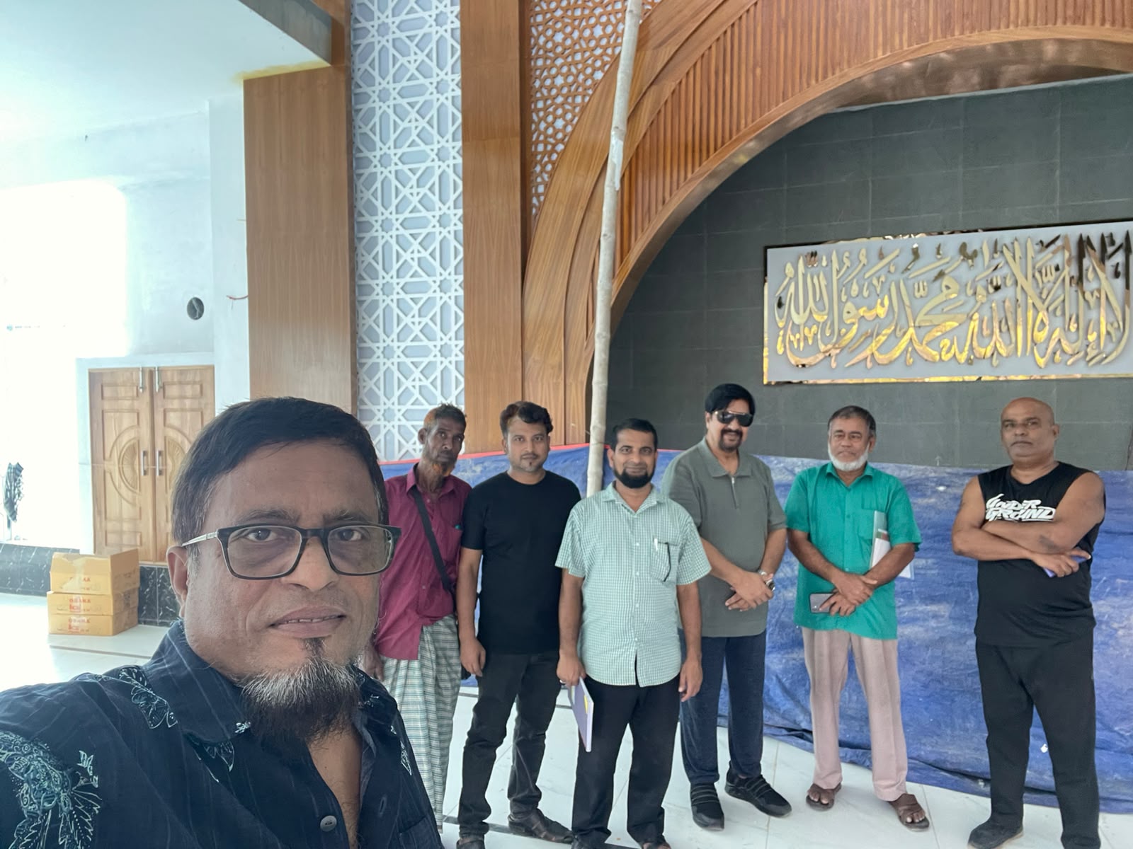 পূর্ব চুড়াইন কেন্দ্রীয় জামে মসজিদের পুনর্নির্মাণের কাজ প্রায় শেষের পথে